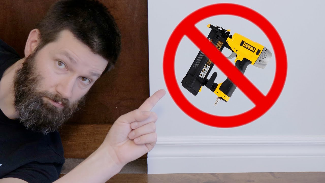 How to Install Shoe Molding Without a Nail Gun